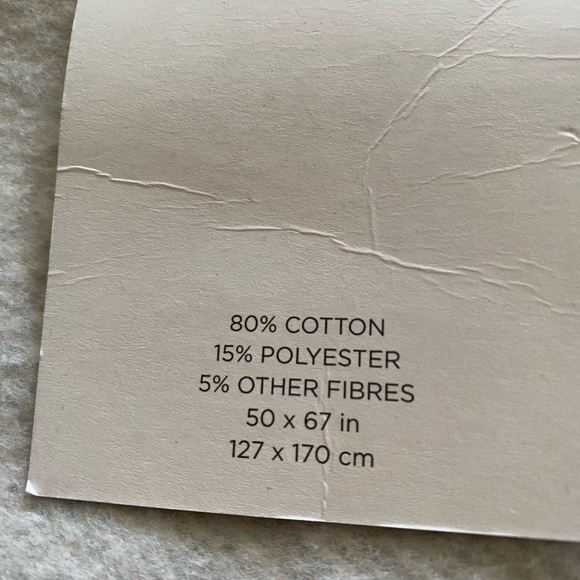 Grey throw - Picture 4 of 4